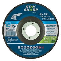 4 1/2&quot; x 3/64&quot; Grit Depressed Center Wheel Metal Cutting Flat Wheel Type 27 Ultra Thin  Industrial Abrasive  